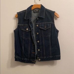 Women’s POLO JEANS CO Blue Denim Vest Size M